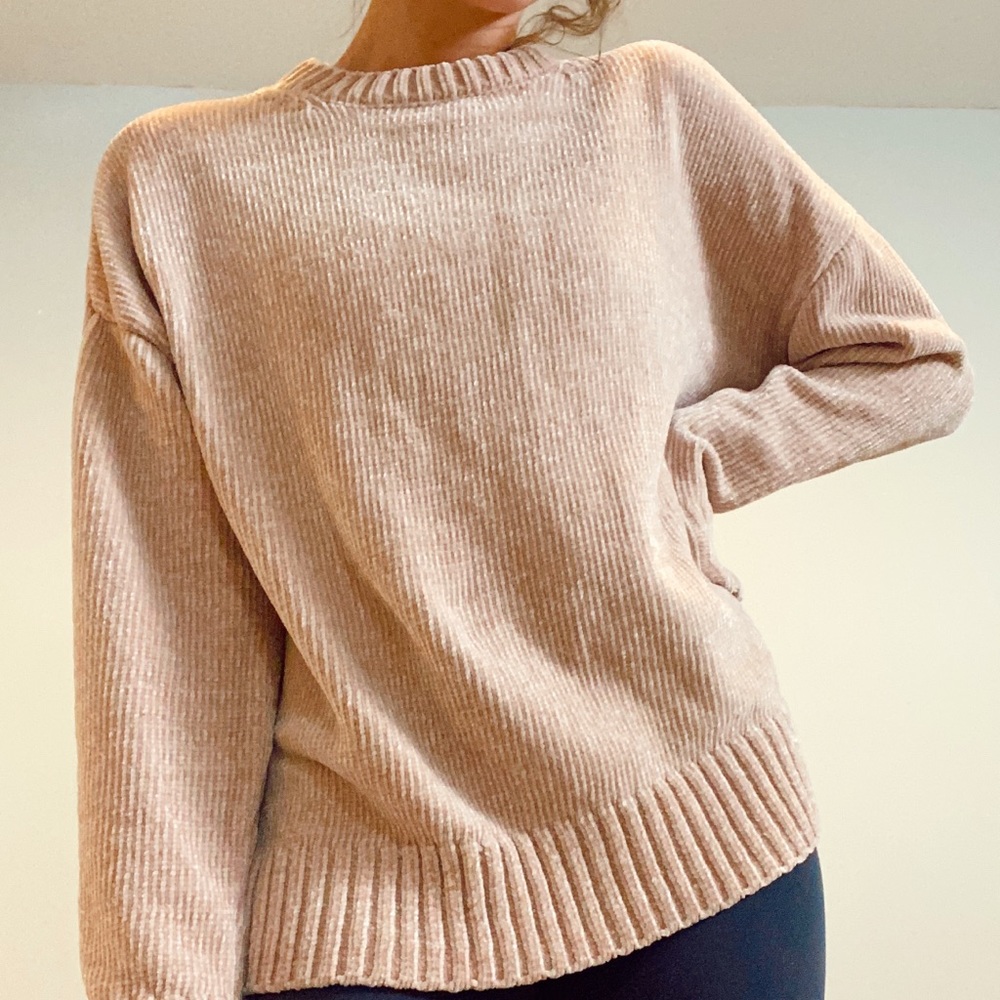 gold soft sweater